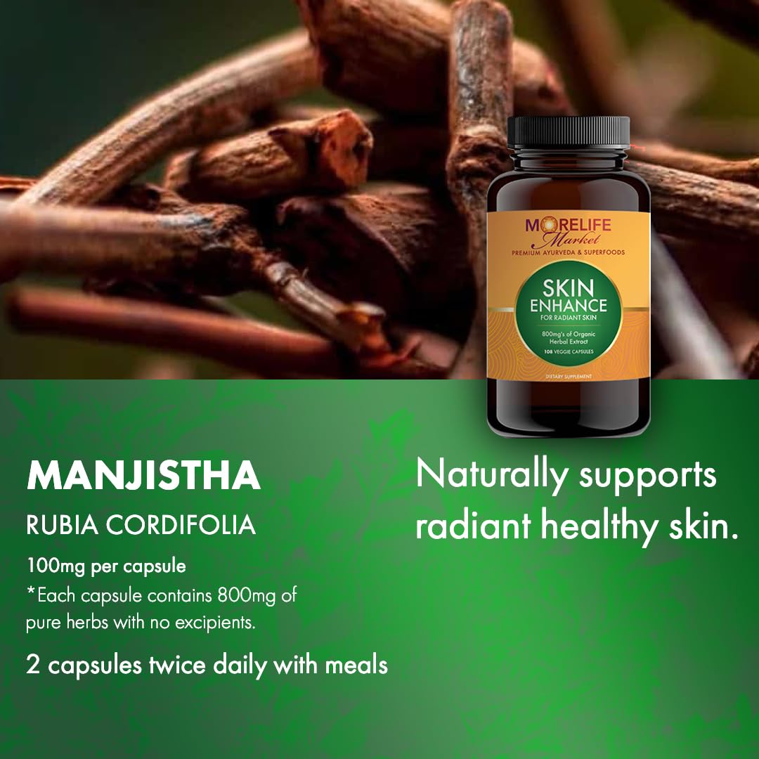 MoreLife Market Skin Enhance 108 Veggie Capsules