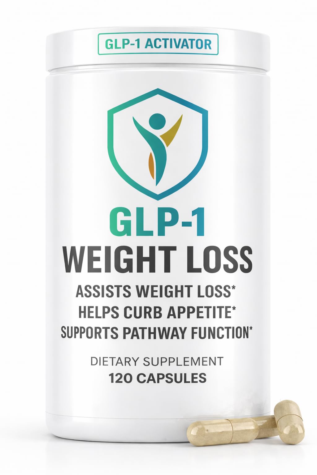 T-MODE GLP-1 Weight Loss & Appetite Control Supplement, Capsules, 120