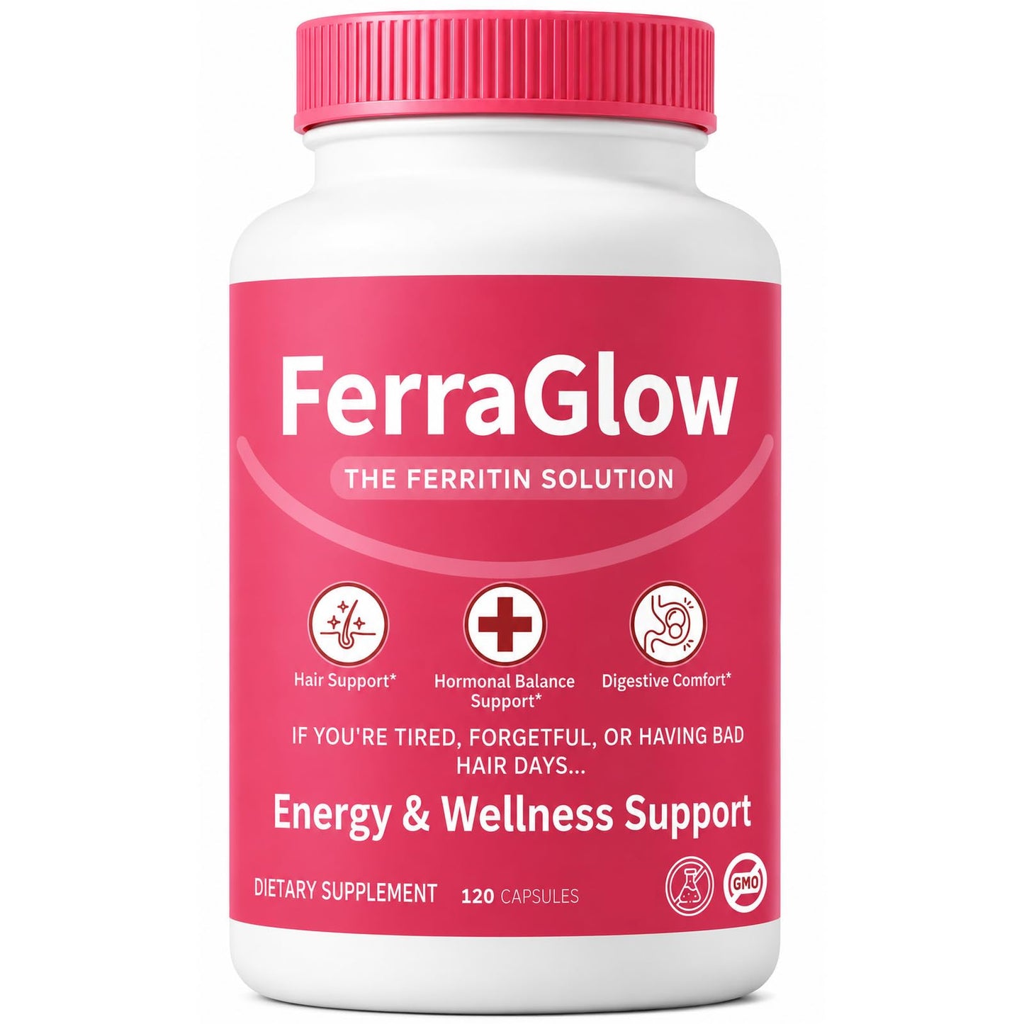 Lytavia Ferraglow Ferritin Supplement Capsules, 120 Count
