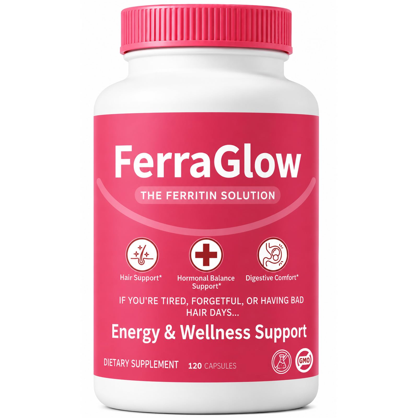 Lytavia Ferraglow Ferritin Supplement Capsules, 120 Count