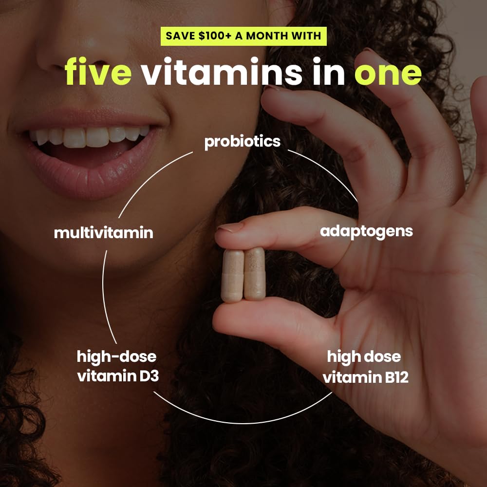 Mela Daily Essentials Multivitamin for Melanated Women, 60 Capsules