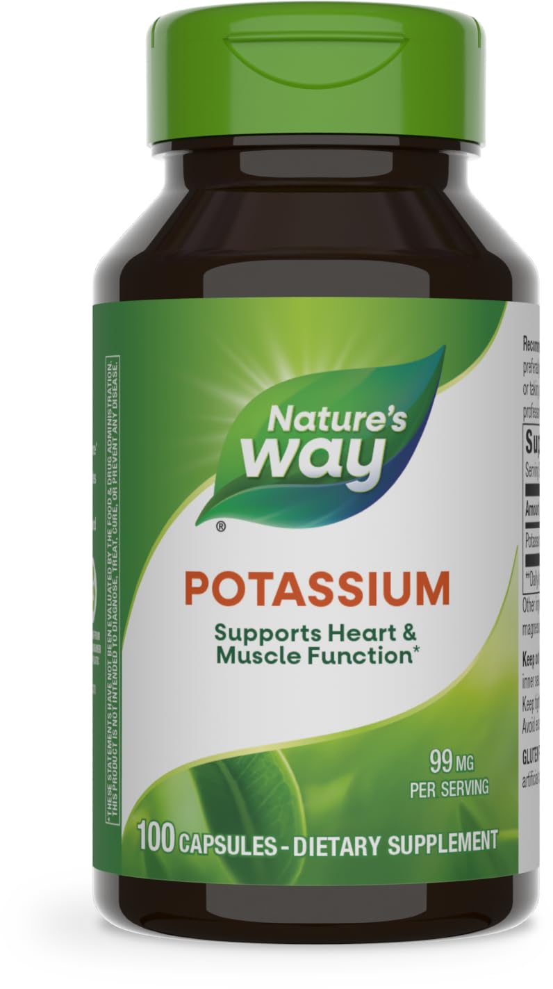 Nature's Way Potassium Complex Capsules, 300 Count