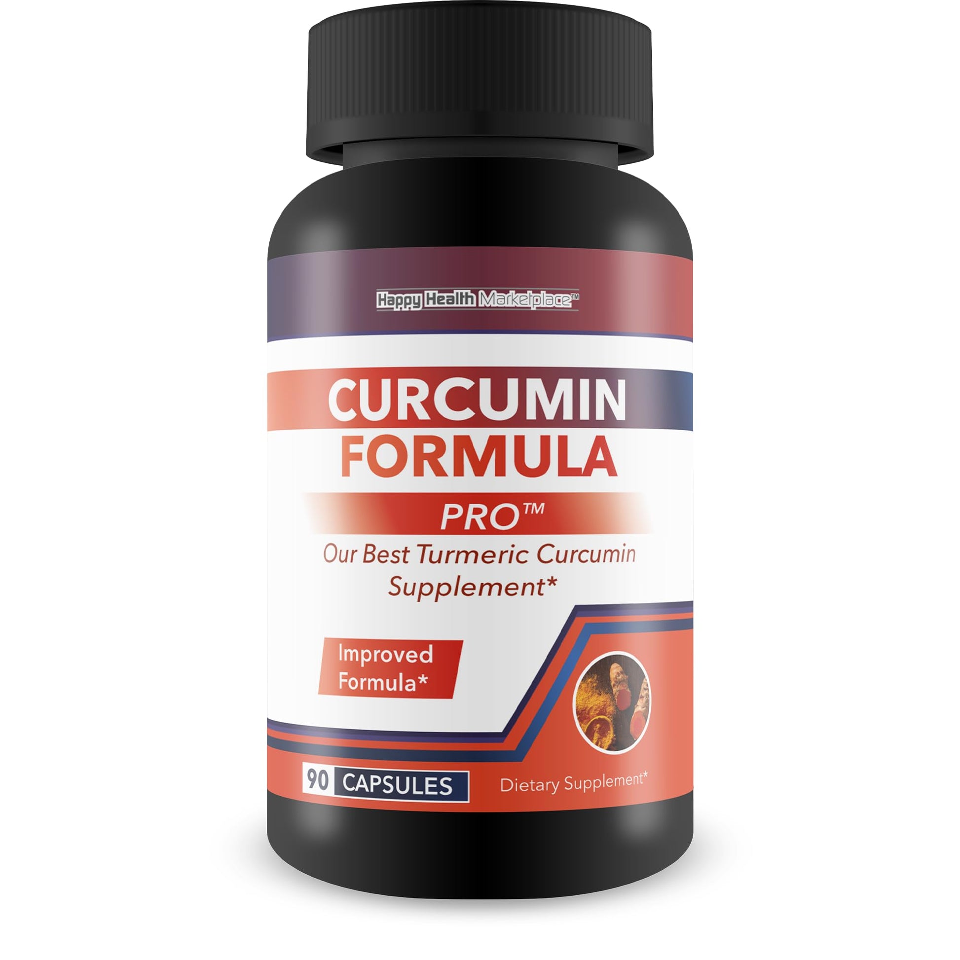 Happy Health Marketplace Curcumin Formula Pro 90 Capsules