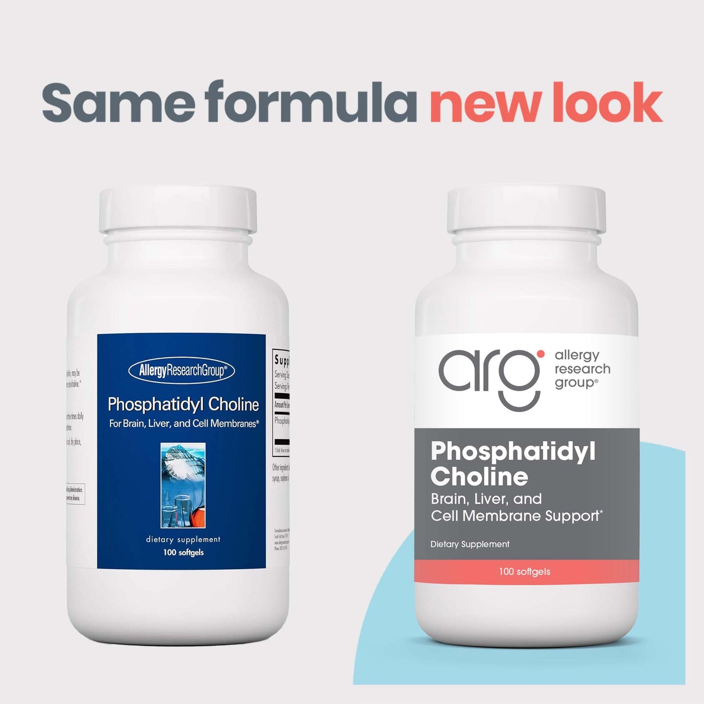 Allergy Research Group Phosphatidyl Choline 385 mg Softgel 100 Count