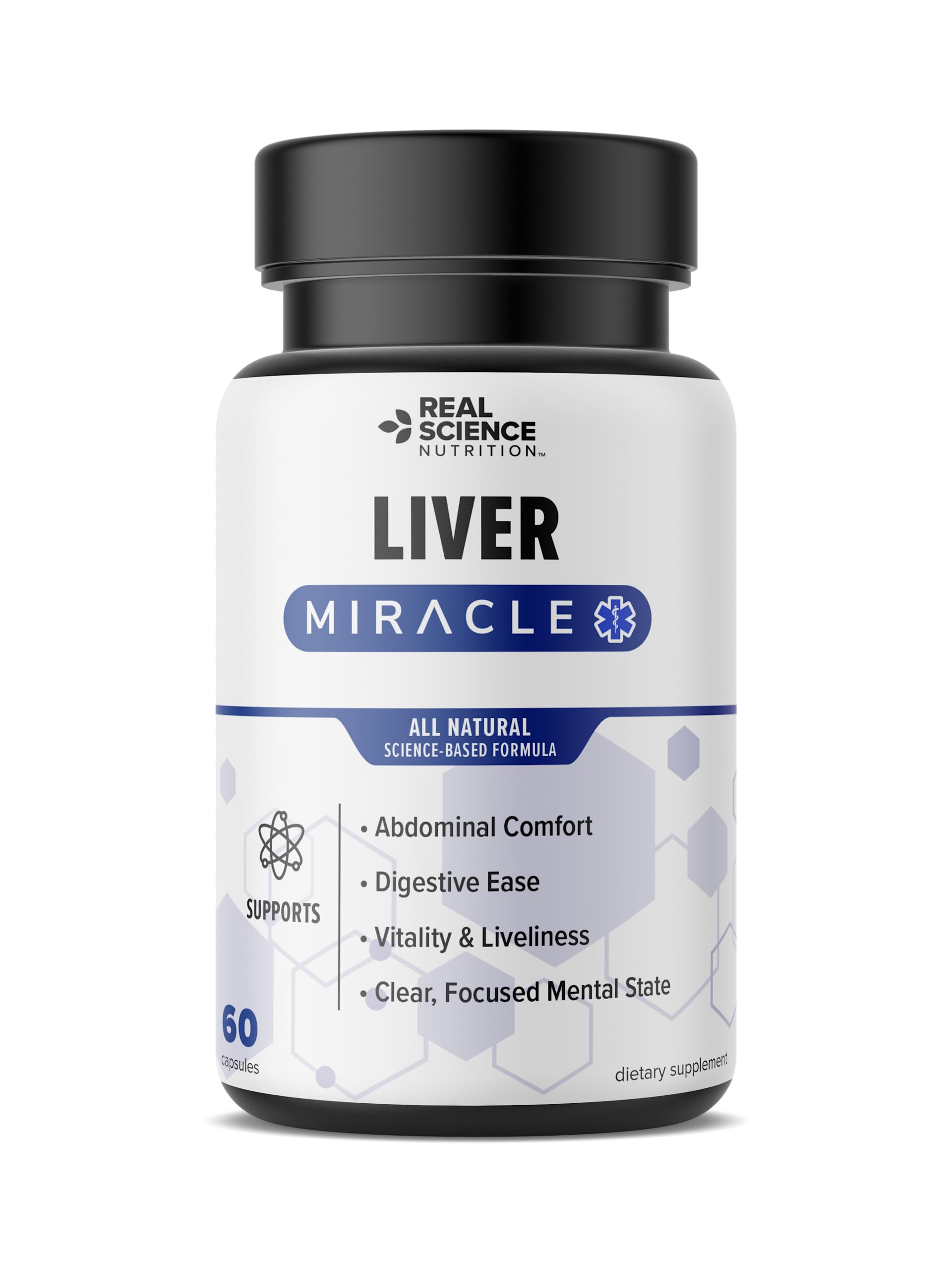 Real Science Nutrition Liver Miracle Capsule, 60 Count