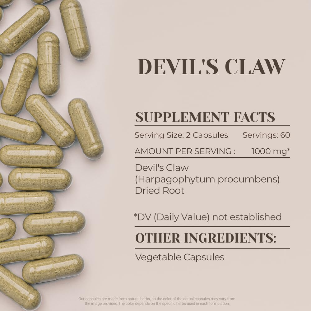 Garden Organics Devil's Claw Capsules 120