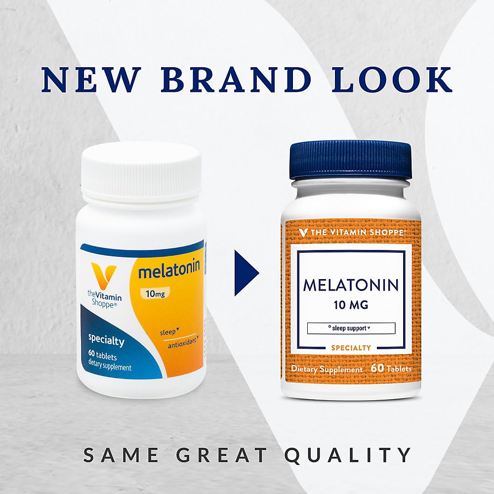 The Vitamin Shoppe Melatonin 10MG Tablets 60 Count