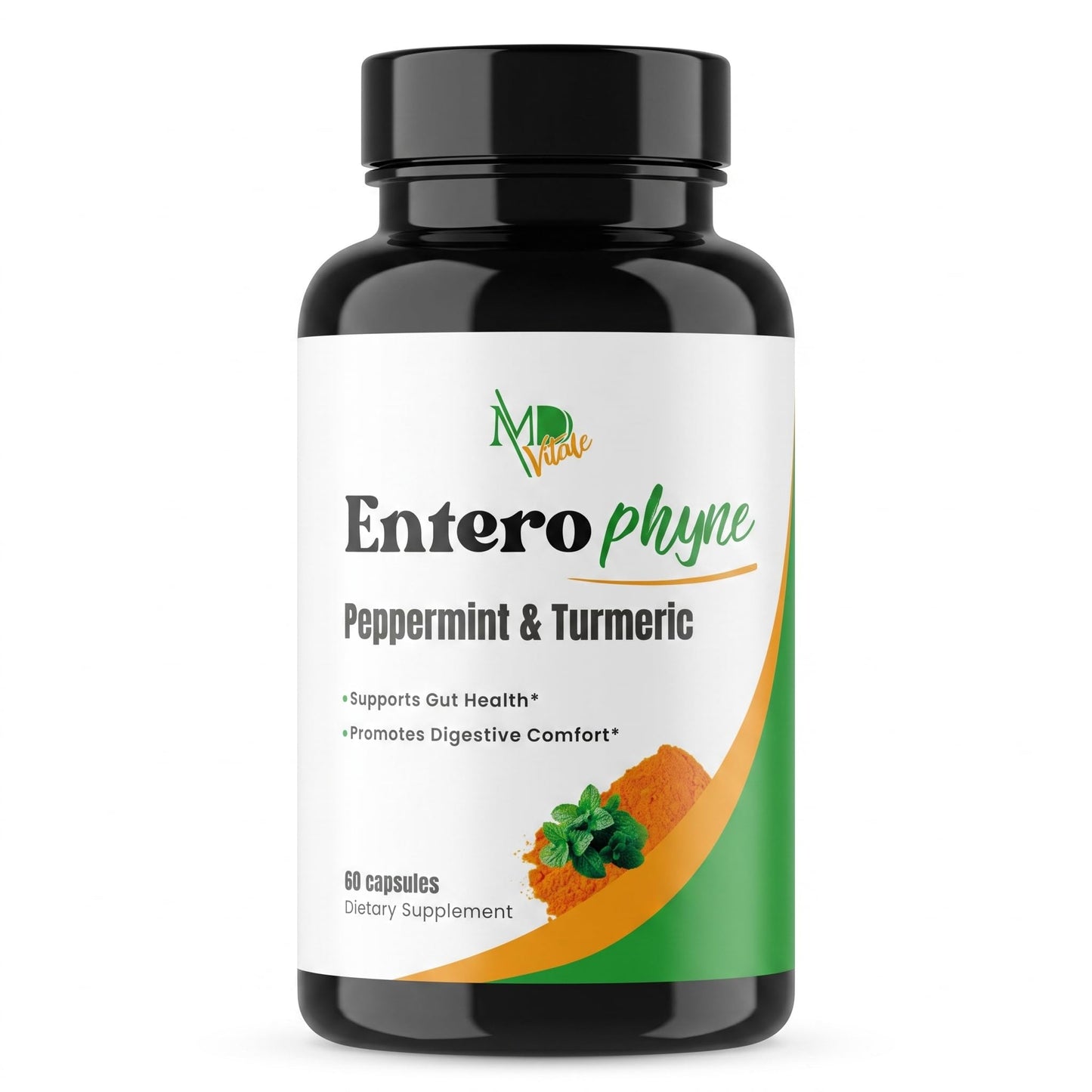 MD Vitale Enterophyne Digestive Support Supplement Capsule, 60 Veggie Capsules
