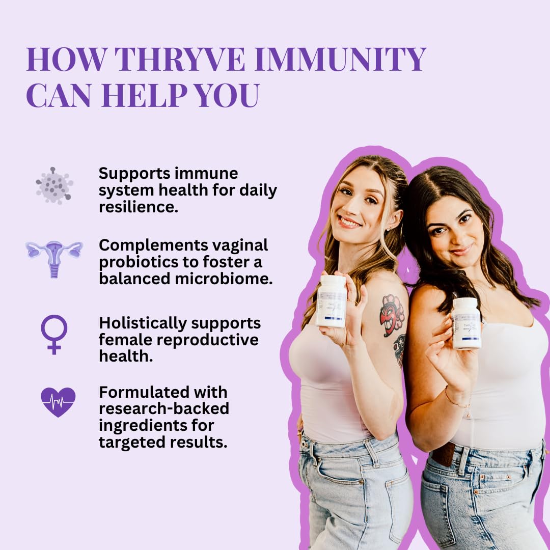 With Meraki Co. Thryve Immunity Women's Immune Support Supplement Capsules 60 Count