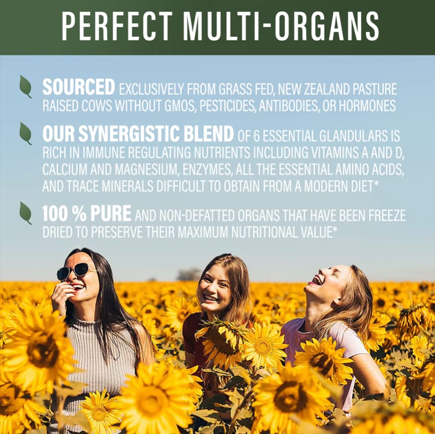 Perfect Supplements Perfect Multi-Organs Capsules 180 Count