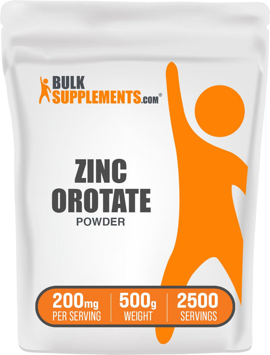 BulkSupplements Zinc Orotate Powder 17.64 Ounce