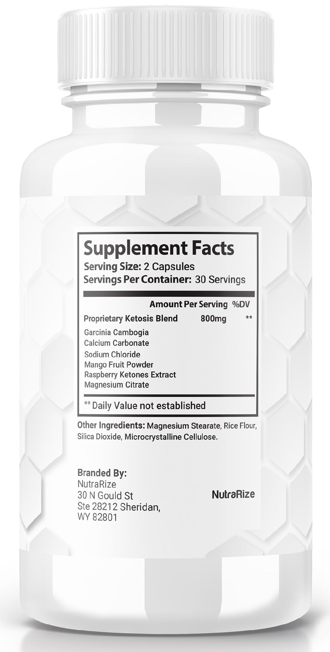 NutraRize Keto Charge Capsules, 180 Capsules