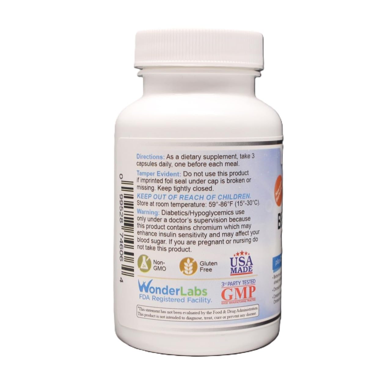 Wonder Laboratories Superior Absorption Berberine HCL 1500mg + Cinnamon, Chromium, and BioPerine for Glucose, Heart & Immune System Health, Gluten & GMO Free, 120 Capsules