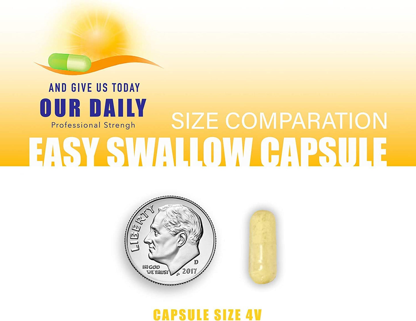 And Give Us Today Our Daily Our Daily Vites L-Methylfolate 1mg / 1000 mcg Maximum Strength Active Folate, 5-MTHF, Filler Free, Gluten Free, Non-GMO Capsules 180 Count