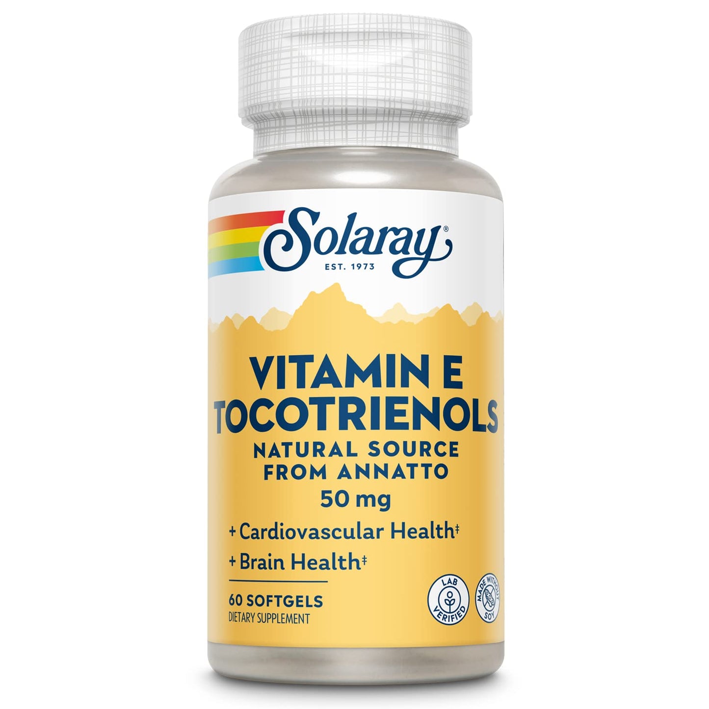 SOLARAY Vitamin E Tocotrienols 50mg Softgel, 50 Count