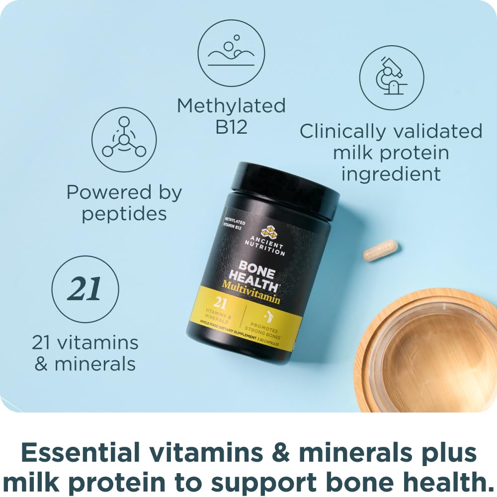 Ancient Nutrition Bone Health Multivitamin Capsule 30 Count
