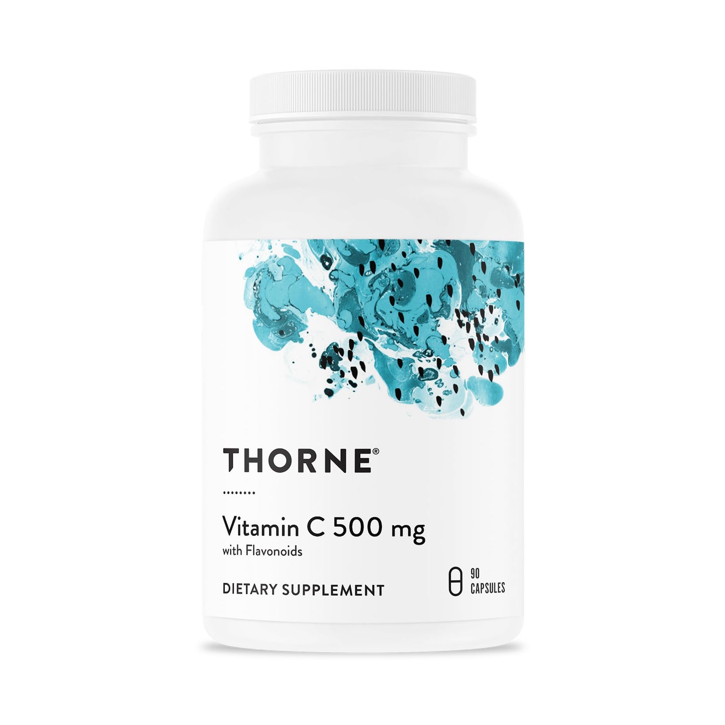 THORNE Vitamin C 500 mg Capsule, 90 Count