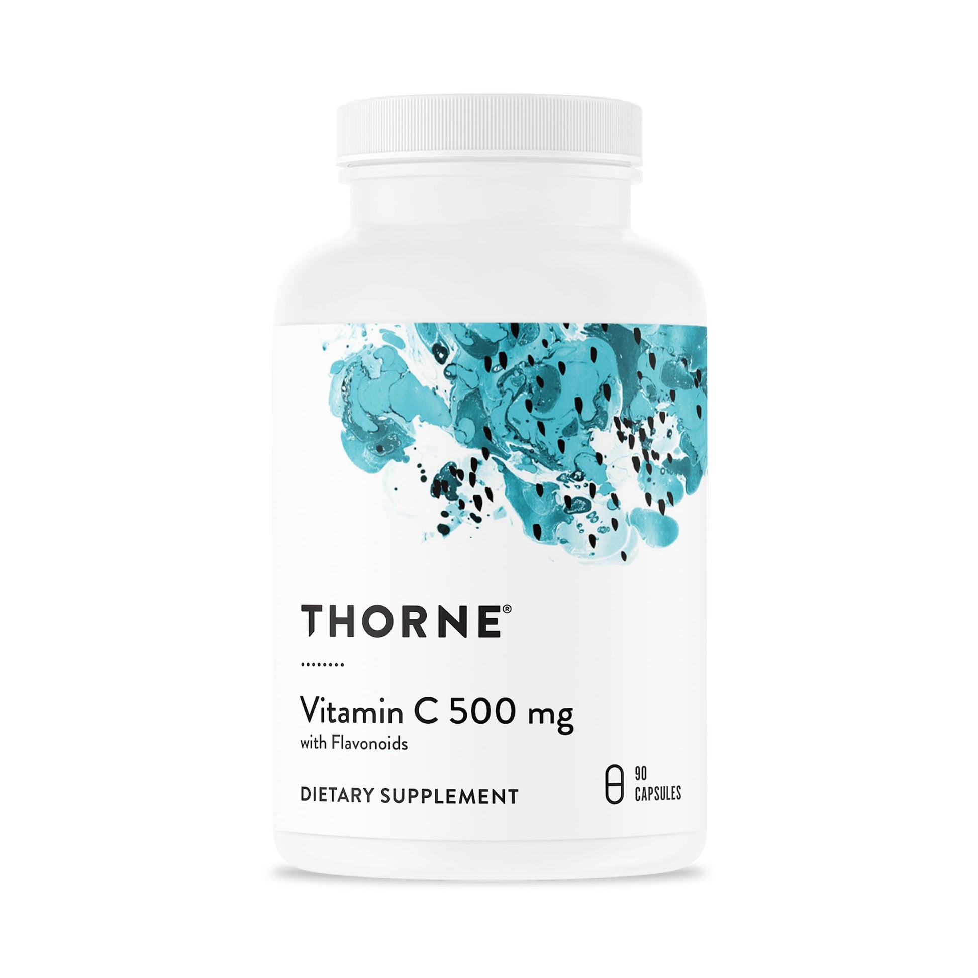 THORNE Vitamin C 500 mg Capsule, 90 Count