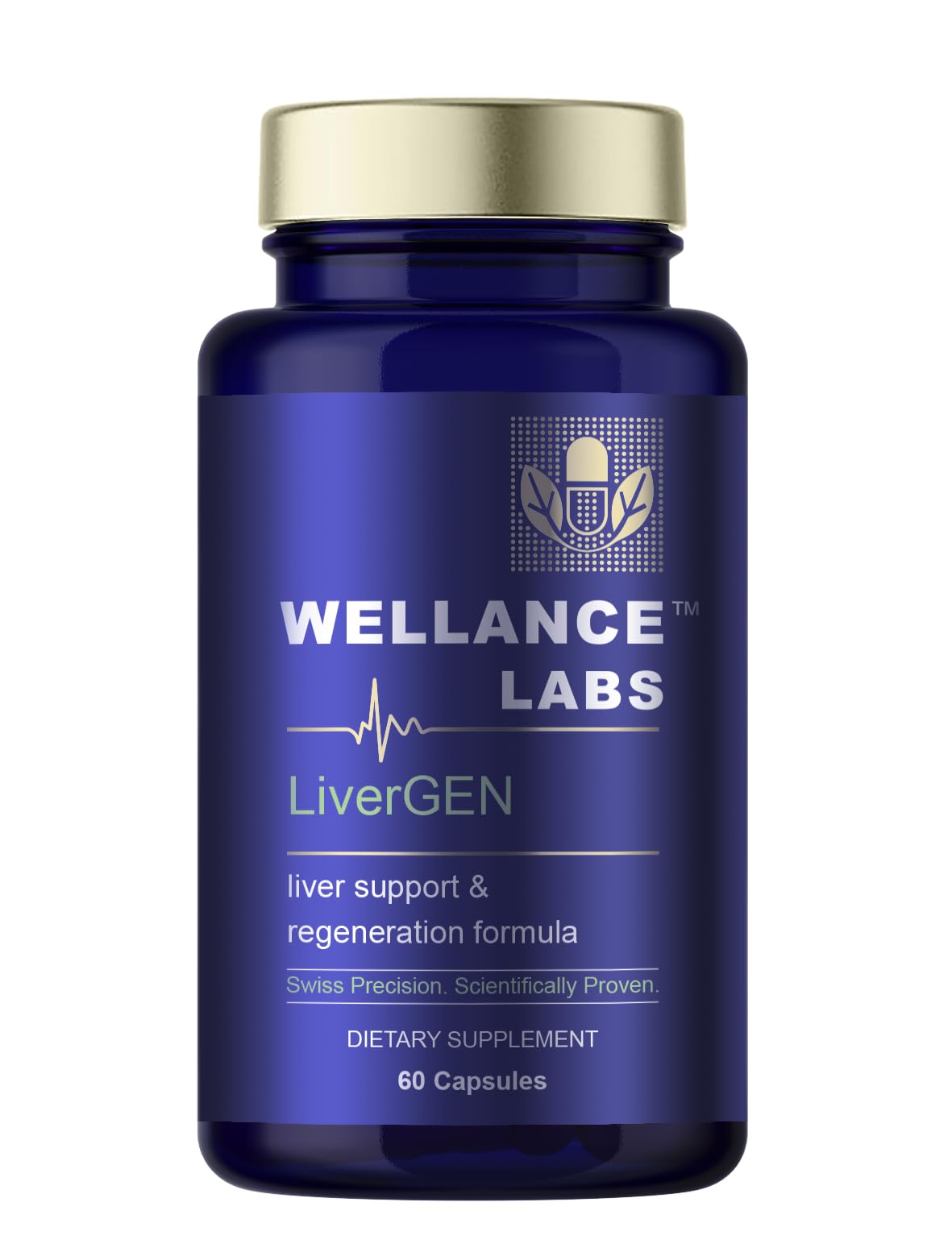 Wellance Labs LiverGEN Advanced Liver Support Capsules 90 Count