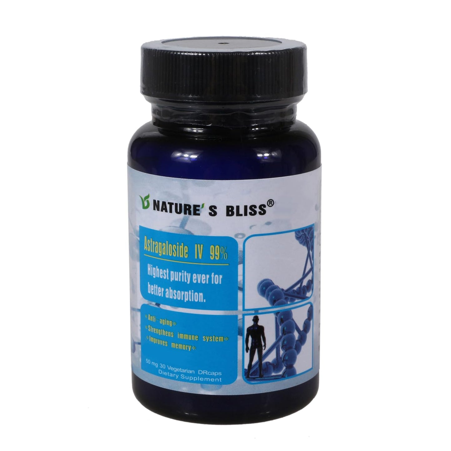 Nature'sbliss Astragaloside IV 99%, 50mg Capsule, 30 Capsules