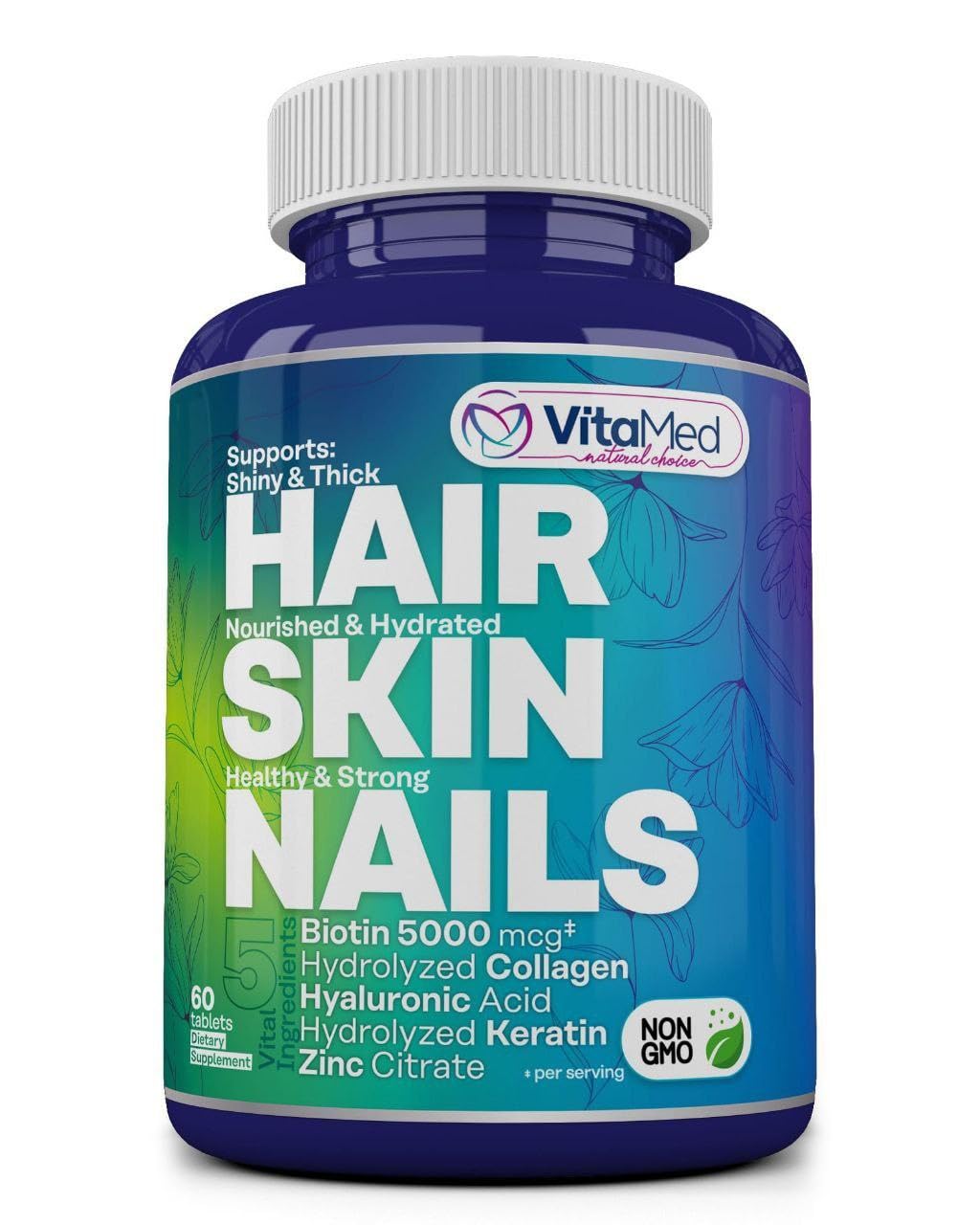 VitaMed Hair Skin and Nails Vitamins Tablet, 60 Tablets