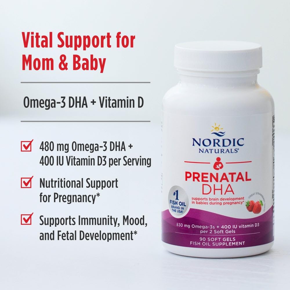 Nordic Naturals Prenatal DHA Softgels 120