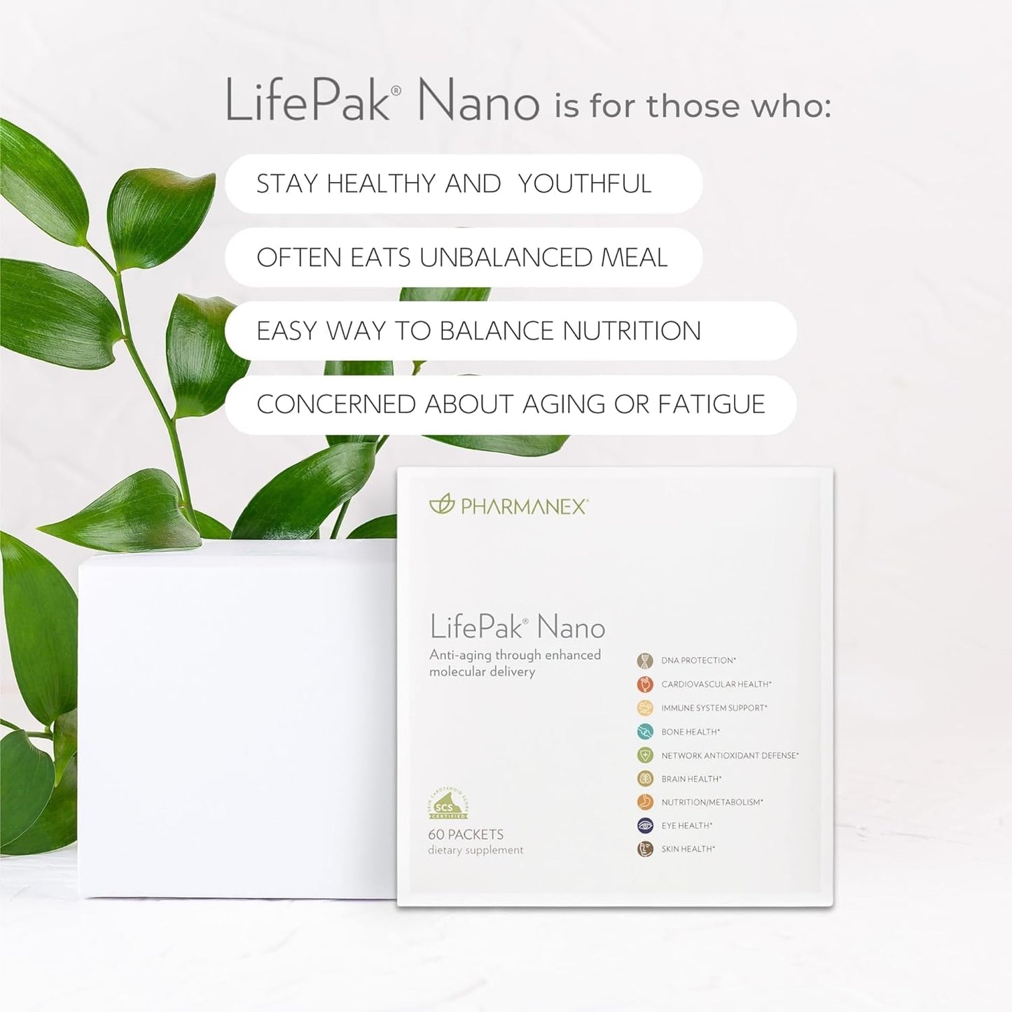 Nu Skin Pharmanex LifePak Nano Capsule 60 Count
