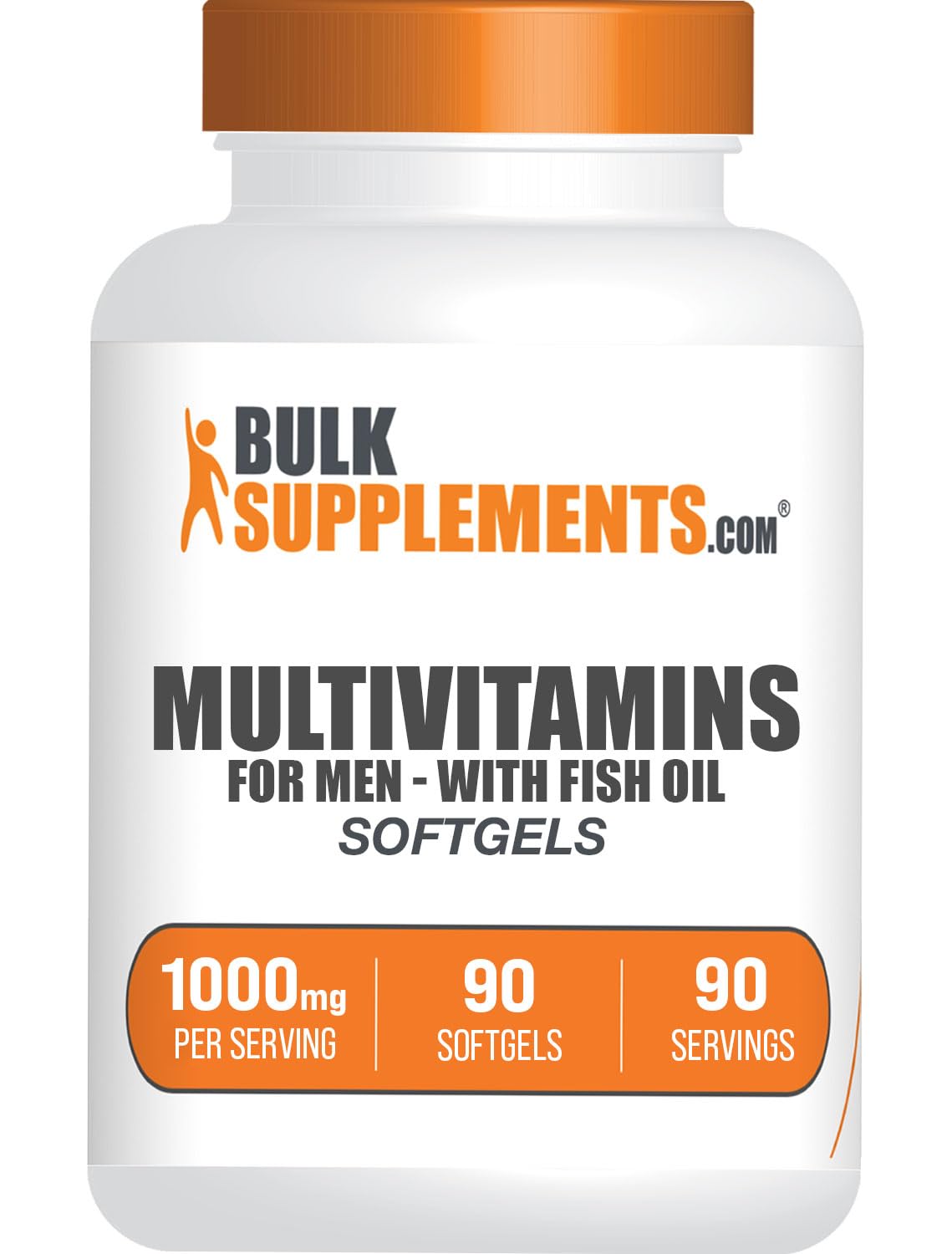 BulkSupplements Multivitamin for Men Softgels, 90 Softgels