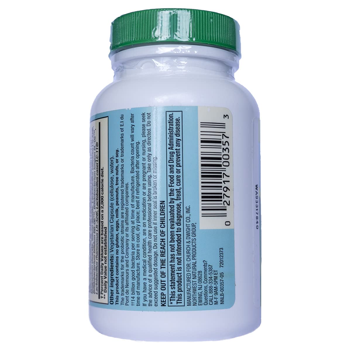 Nutrition Now PB8 Acidophilus Veg 120 Capsules