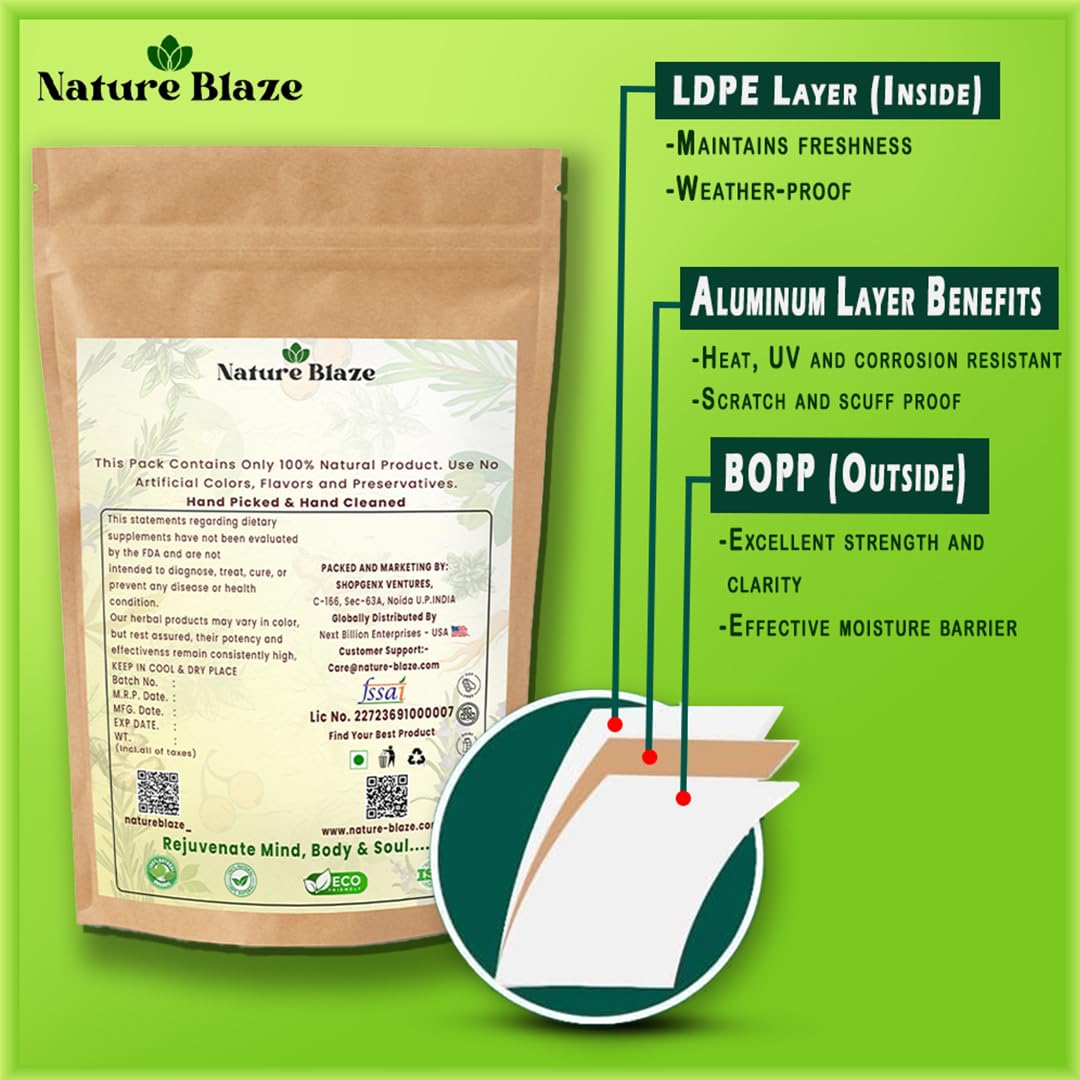 Nature Blaze Berberine Ayurvedic Extract Powder, 1 Count