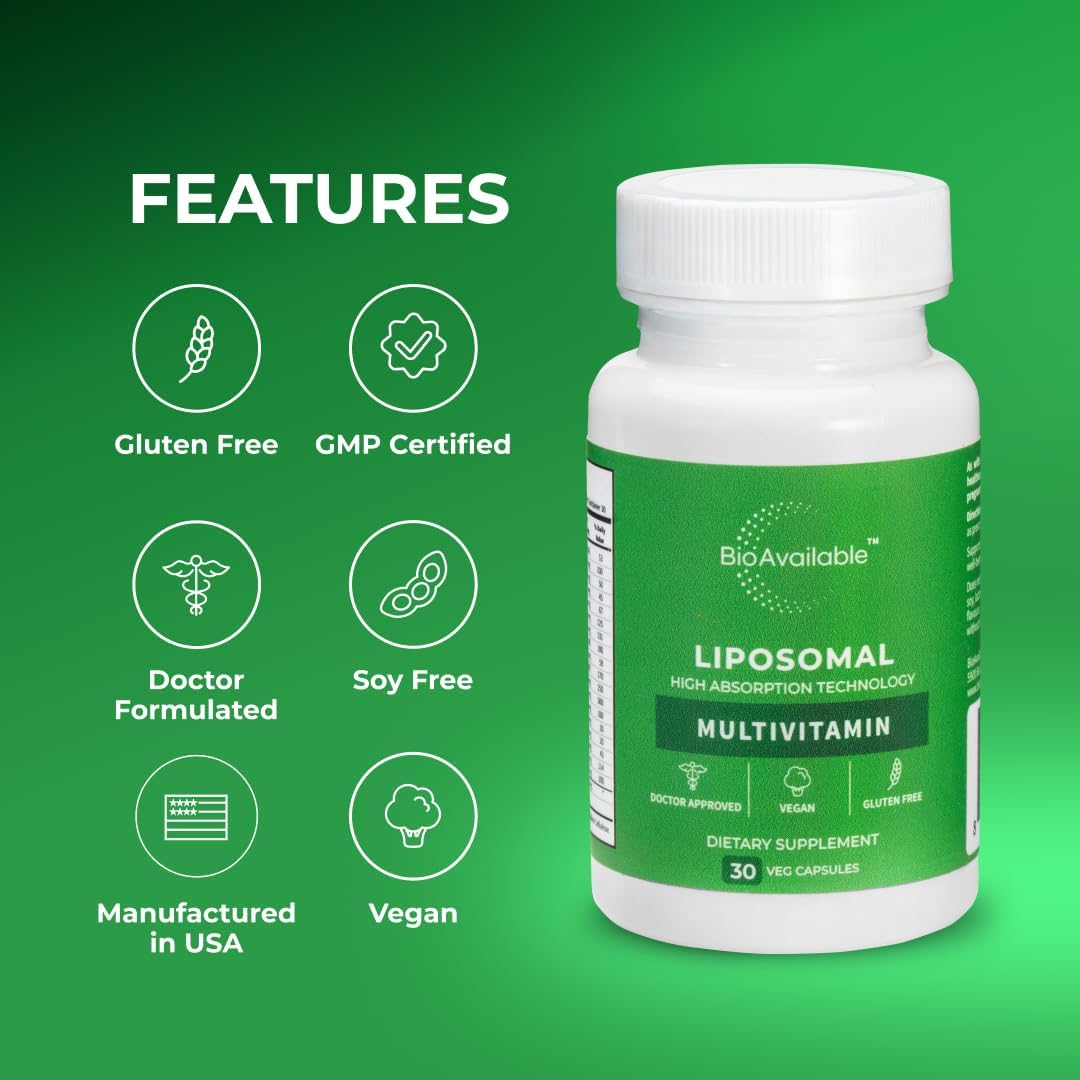 BioAvailable Liposomal Multivitamin Capsule 30 Capsules