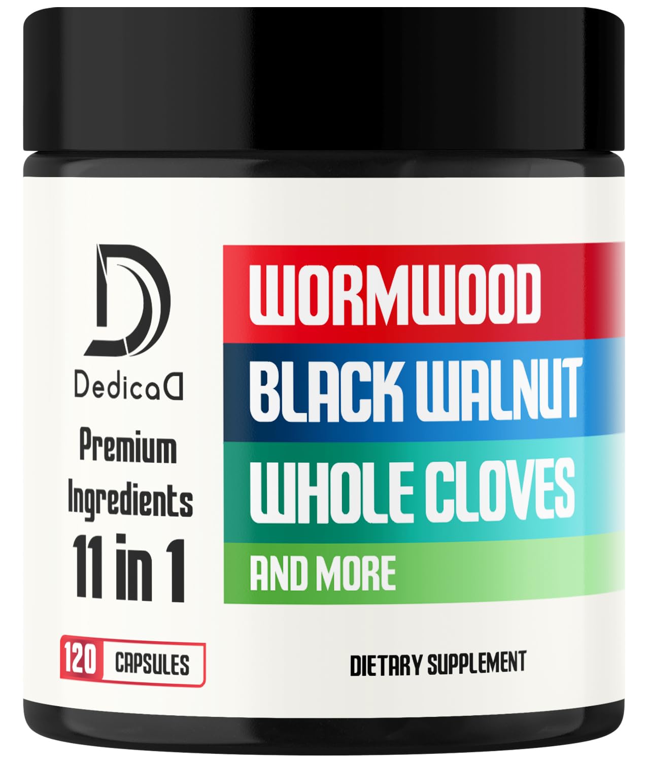 DEDICAD Wormwood Supplement Capsules, 120 Capsules