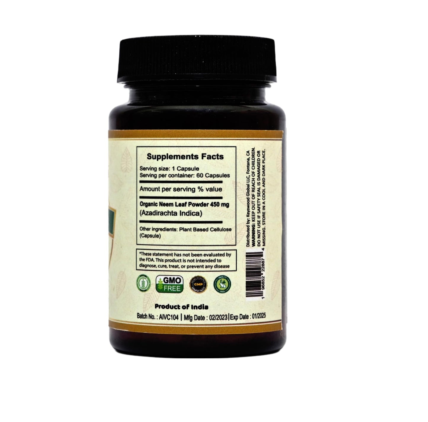 VedaSecrets Neem Capsules 60 Count