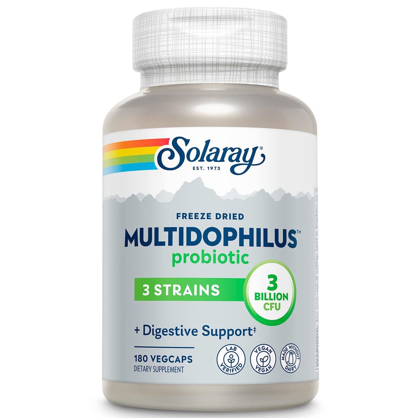 Solaray Multidophilus 3 Freeze Dried Probiotics Capsule 180 Count