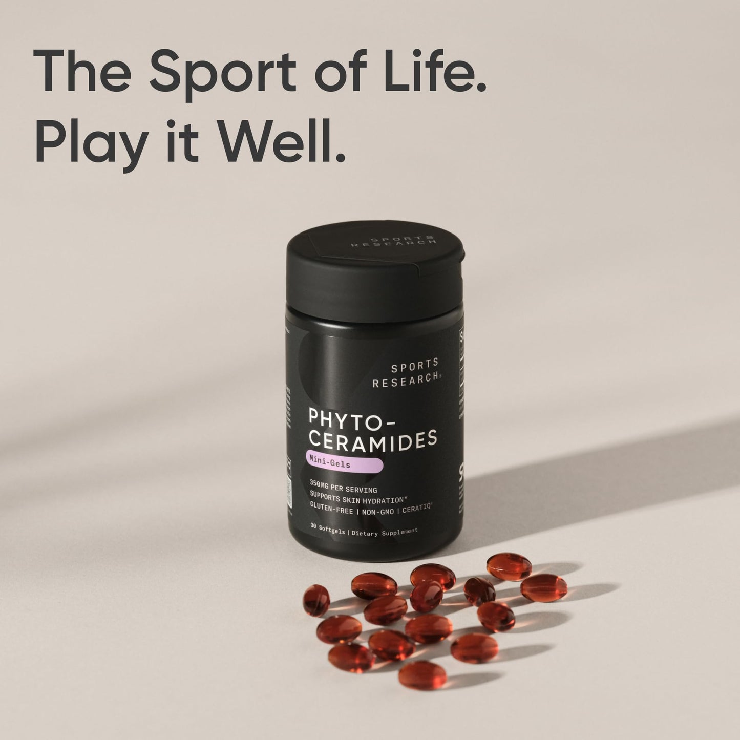 Sports Research Phytoceramides 350mg Softgels 30 Count