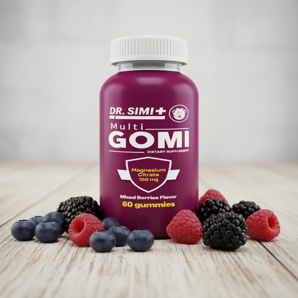 MULTI GOMI Magnesium Citrate Gummies 150 mg per Serving, 60 Count