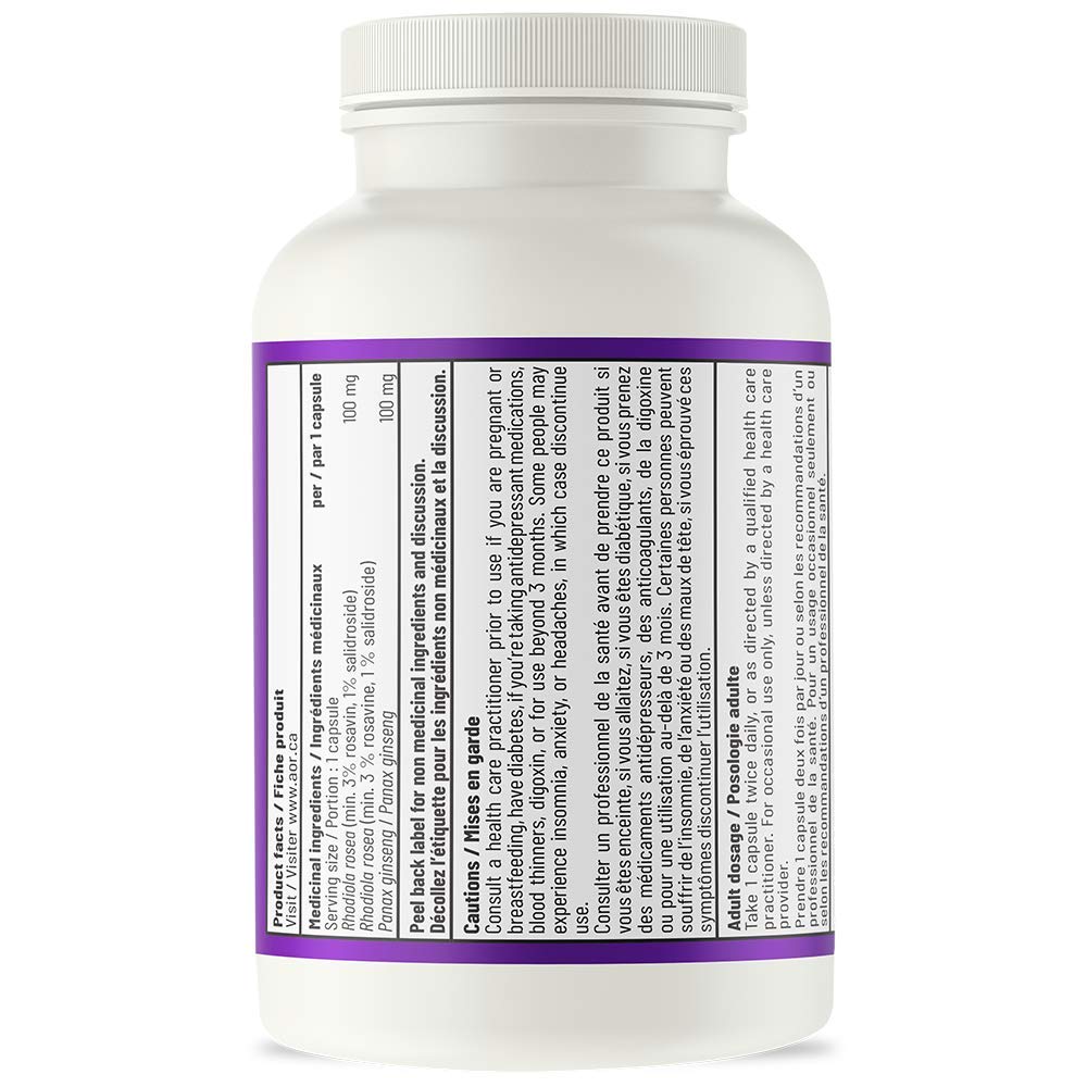 AOR Rhodiola rosea with giseng Tablets, 60
