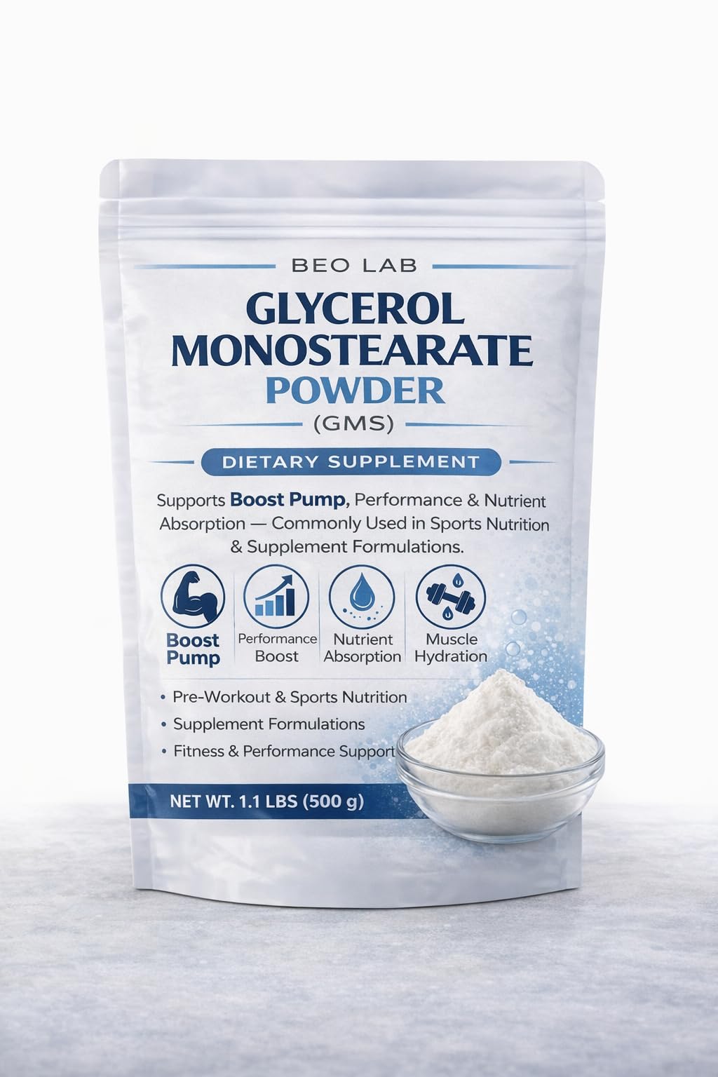 Emir&Odin Glycerol Monostearate Crystal Powder 9