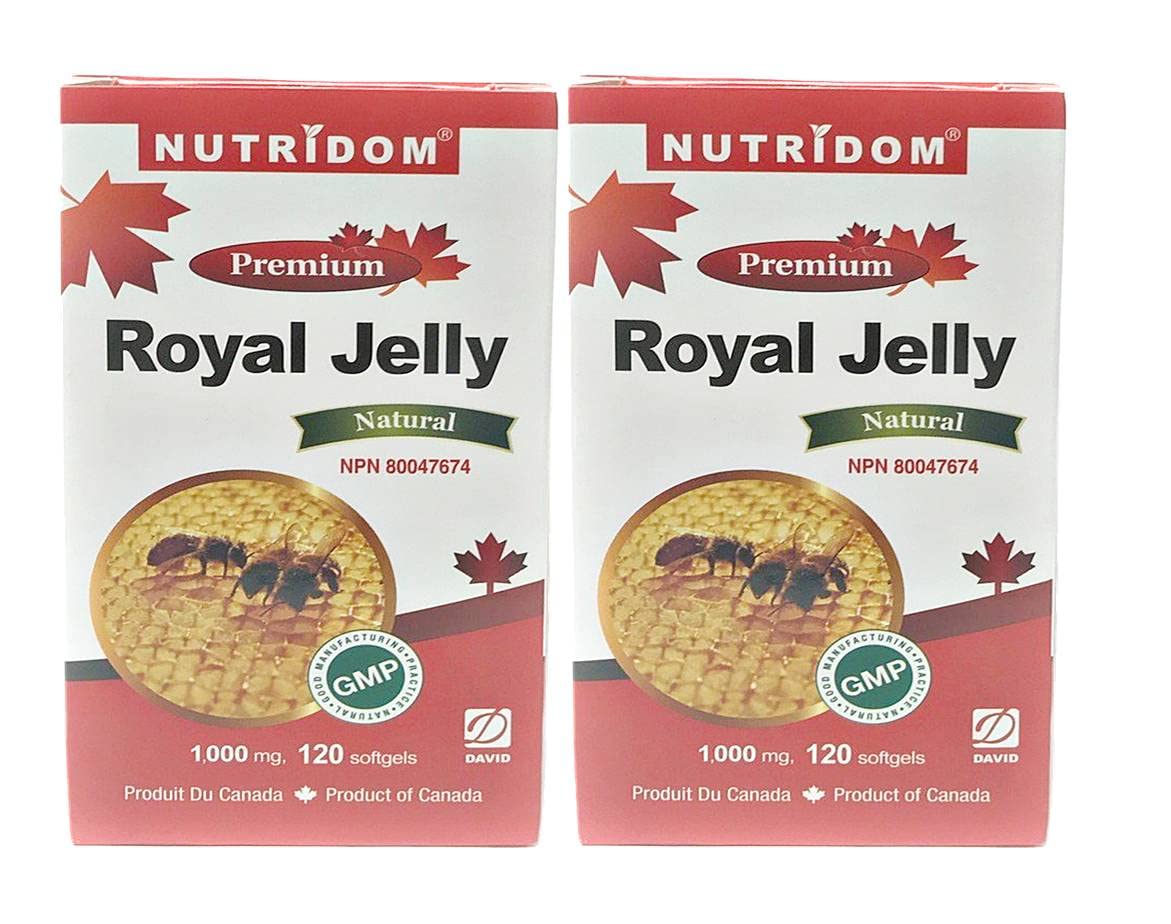 Nutridom Royal Jelly 1000mg Softgels, 120 Count