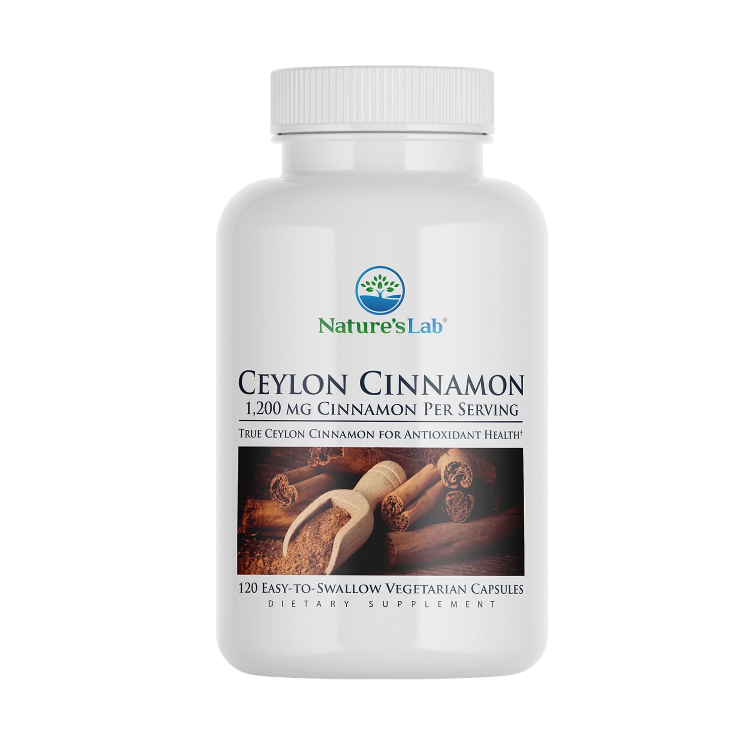Nature's Lab Ceylon Cinnamon 120 Capsules