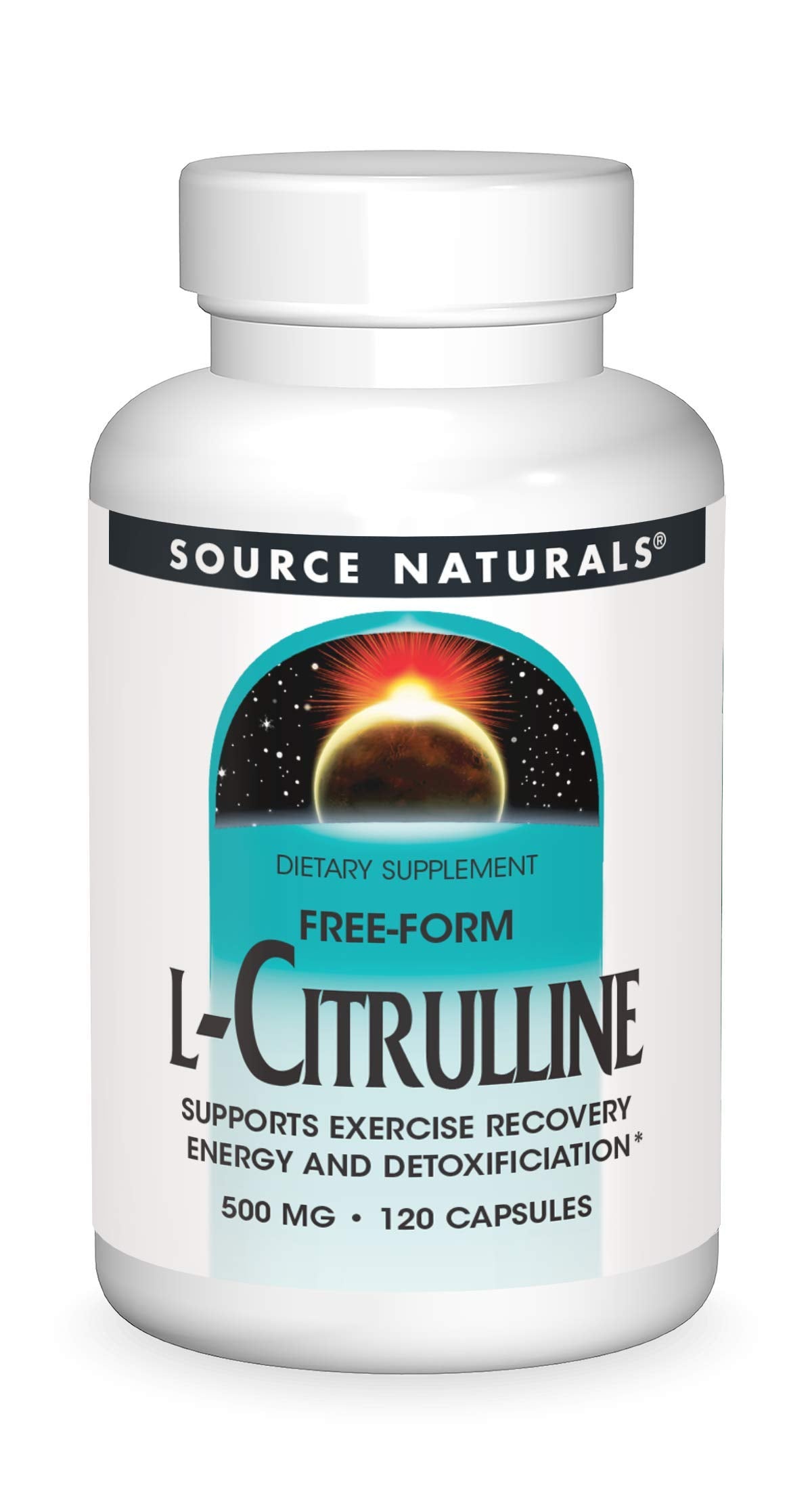 Source Naturals L-Citrulline 500 mg Capsules 120 Count