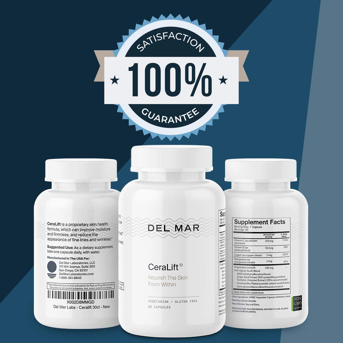 Del Mar Laboratories CeraLift Capsules 30 Count