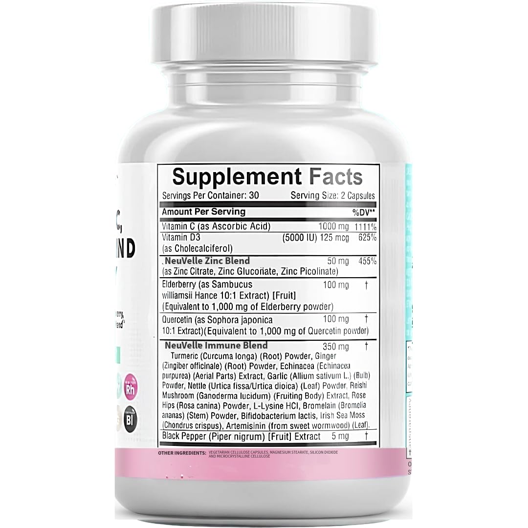 NeuVelleNutrition 18-in-1 Immune Support Capsule, 60 Count