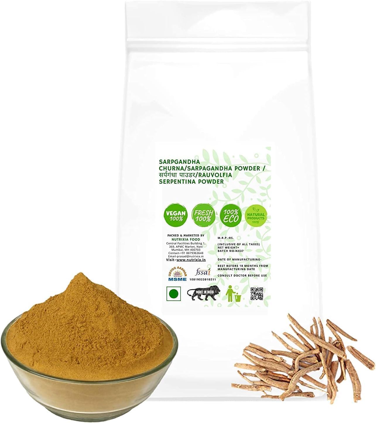 SENTA Sarpagandha Powder 500 GMS