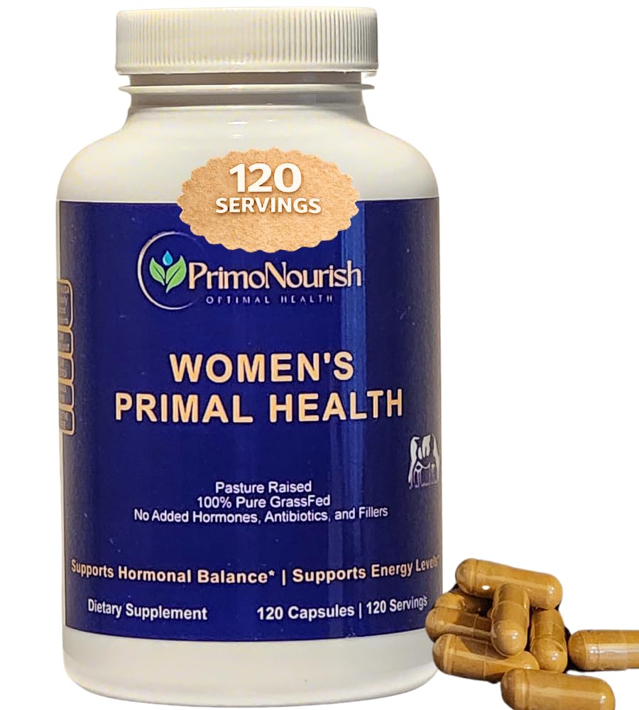 PrimoNourish Grass-Fed Beef Liver Extract Capsules 120