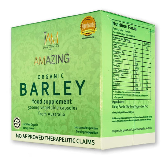 Generic Organic Barley Capsule 60 Capsules