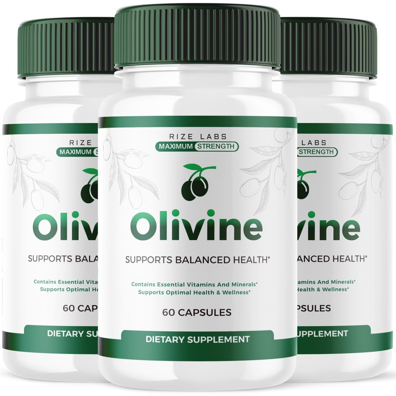 Rize Labs Olivine Weight Loss Supplement Capsules, 180 Capsules