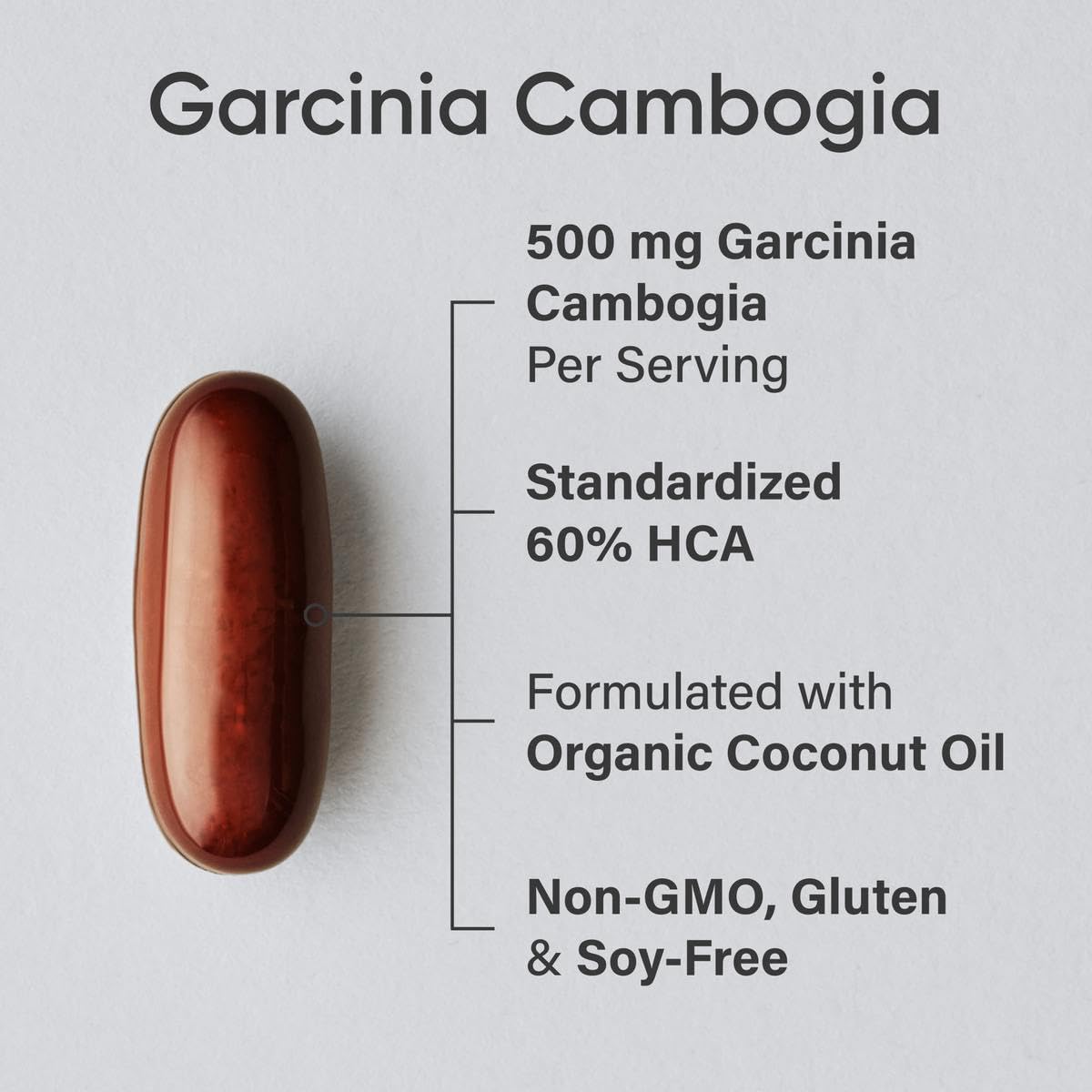 Sports Research Garcinia Cambogia Extract (60% HCA) with Extra Virgin Organic Coconut Oil Softgels, 90 Count