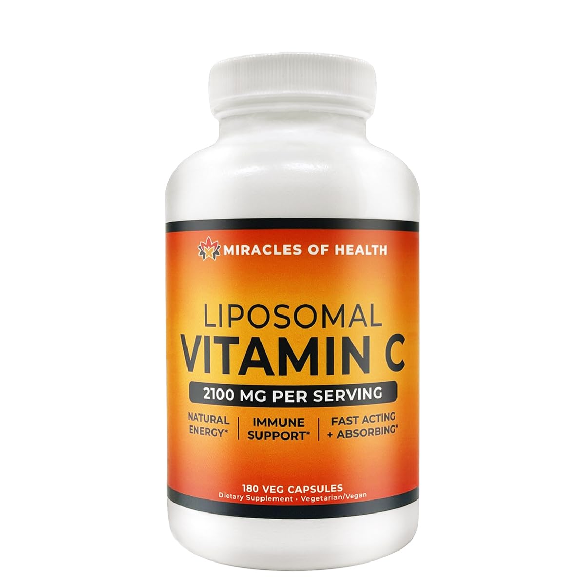 Miracles of Health Liposomal Vitamin C 2100mg Capsule 60 Count