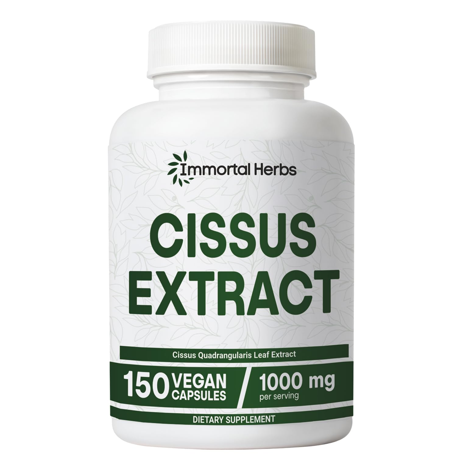Immortal Herbs Cissus Quadrangularis Capsule 150 Count